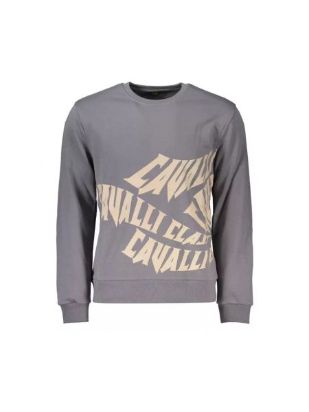 Sweatshirt mit langen ärmeln mit rundem ausschnitt Cavalli Class grau
