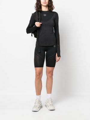 Shorts de sport Adidas By Stella Mccartney noir