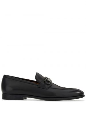 Læder loafers Ferragamo brun