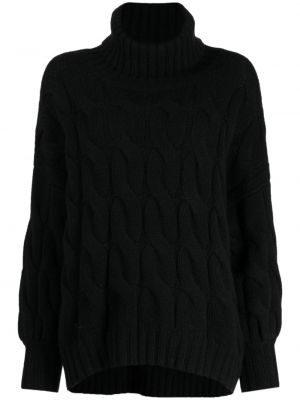 Chunky пуловер N.peal черно
