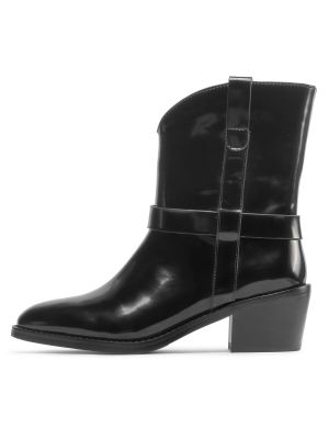 Členkové topánky Eva Longoria čierna