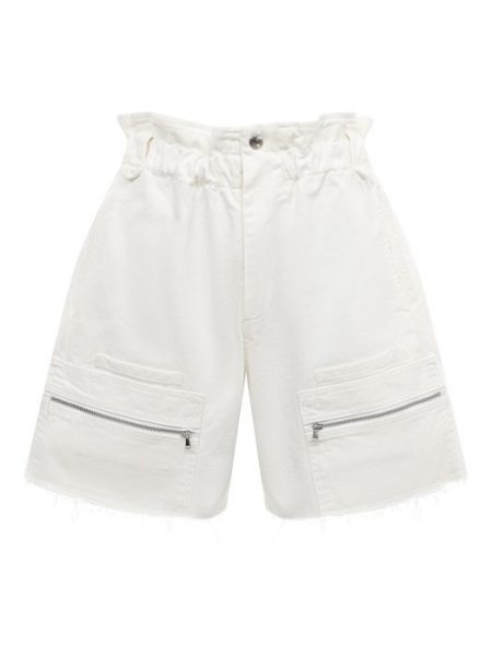 Джинсовые шорты Forte Dei Marmi Couture белые