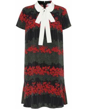 Mini vestido de flores de crepé Redvalentino