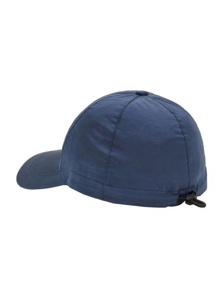 Nylonowa czapka z daszkiem Stone Island niebieska