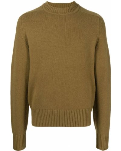 Rund hals kashmir lang genser Extreme Cashmere grønn