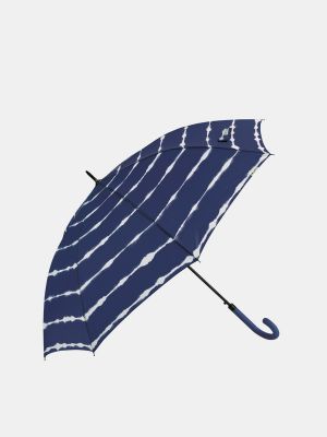 Paraguas a rayas Bisetti azul