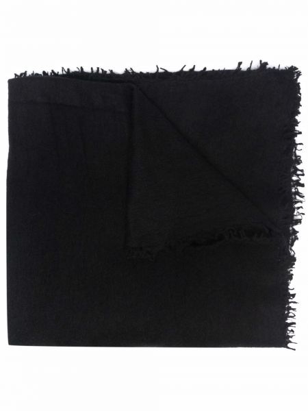 Bufanda de cachemir con estampado de cachemira Mouleta negro