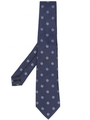 Svilena kravata Giorgio Armani modra