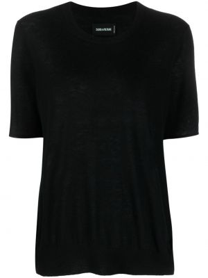 Kašmira t-krekls Zadig&voltaire melns