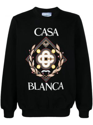 Medvilninis džemperis Casablanca juoda