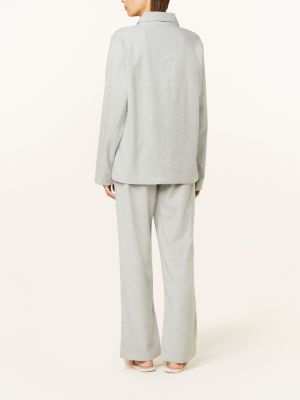 Piżama Calvin Klein szara