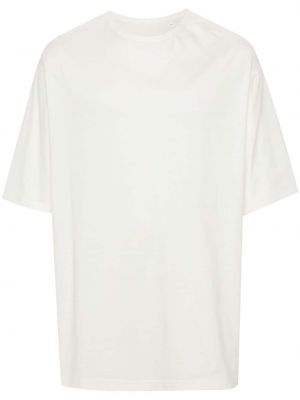 T-shirt en coton avec applique Y-3 blanc