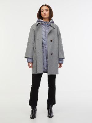 Μάλλινο παλτό Orsay γκρι
