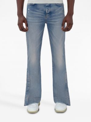 Jeans bootcut à imprimé en cristal Amiri bleu