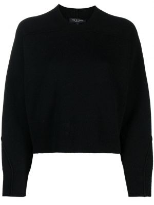 Sweter z okrągłym dekoltem Rag & Bone czarny