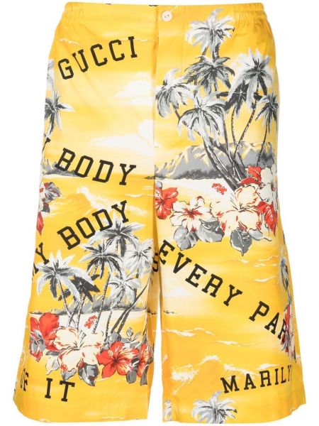 Bermudashorts Gucci gul