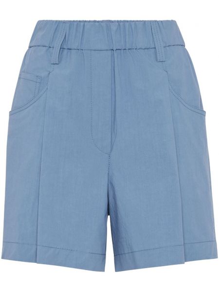 Pamučne kratke hlače Brunello Cucinelli plava