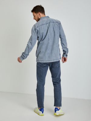 Koszula jeansowa Tom Tailor Denim szara