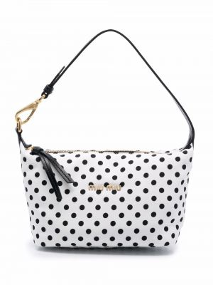 Bolso shopper con lunares Miu Miu