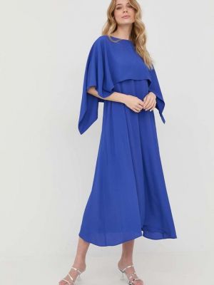Шелковое платье Liviana Conti синее