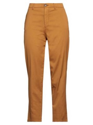 Pantaloni di seta di cotone Berwich marrone