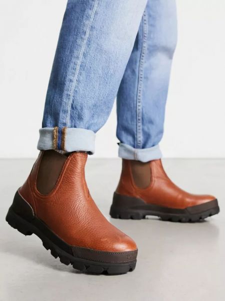 Ботинки челси чанки Polo Ralph Lauren коричневые