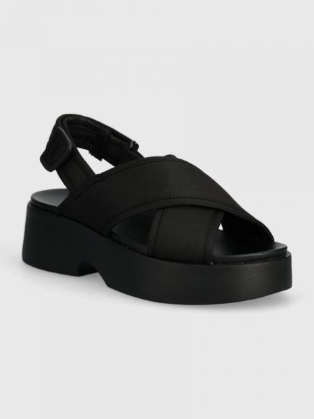 Sandale cu platformă Camper negru