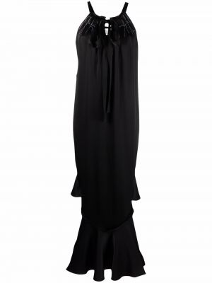 Sukienka długa Maison Margiela czarna