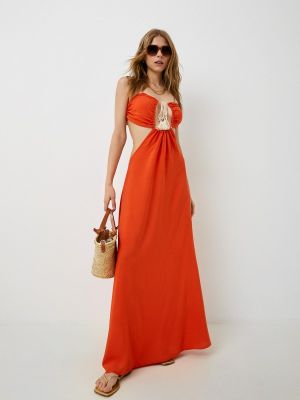 Платье Cotazur оранжевое