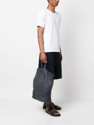 Shopper handtasche mit print Comme Des Garçons Pre-owned blau