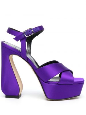 Sandales à boucle Si Rossi violet