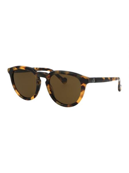Okulary przeciwsłoneczne Moncler brązowe