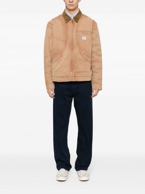 Kokvilnas džinsa jaka ar apdruku Polo Ralph Lauren brūns