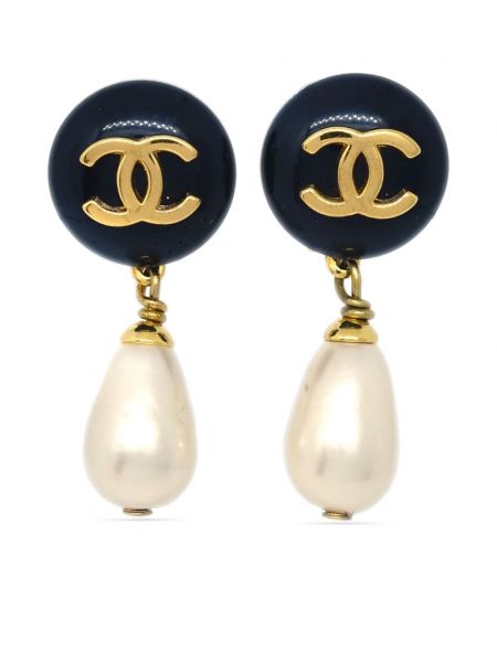 Cercei cu clips Chanel Pre-owned