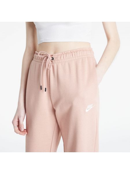 Fleece αθλητικό παντελόνι Nike ροζ