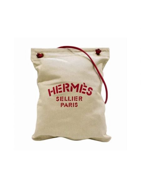 Shopperka Hermès Vintage beżowa