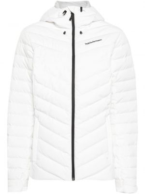 Prošivena skijaška jakna Peak Performance bijela