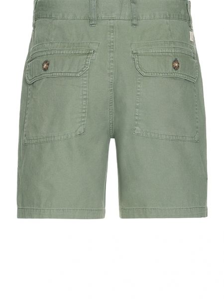 Pantalones cortos a rayas de malla Marine Layer verde