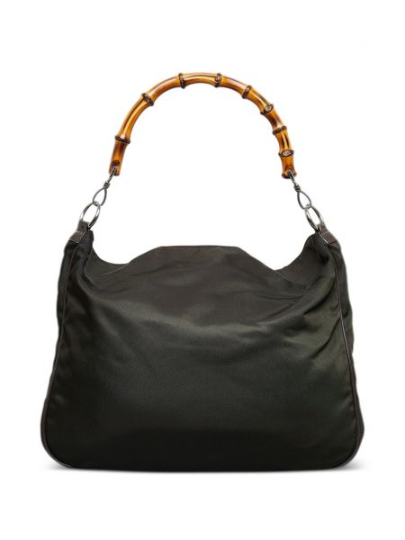 Bambusová taška Gucci Pre-owned černá