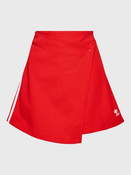 Mini spódniczka Adidas czerwona