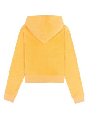 Mikina s kapucí na zip Sporty & Rich žlutá