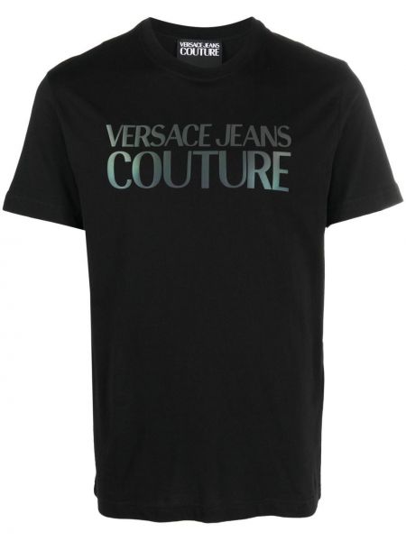 Rund hals t-skjorte Versace Jeans Couture svart