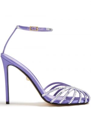 Sandale din satin Alevì violet