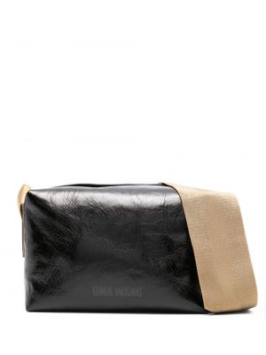 Δερμάτινη τσάντα χιαστί Uma Wang μαύρο