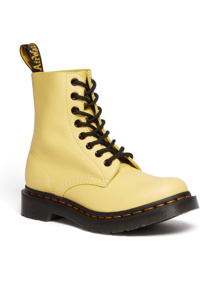 Μπότες Dr. Martens κίτρινο
