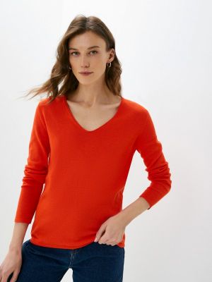 Пуловер Tom Tailor оранжевый