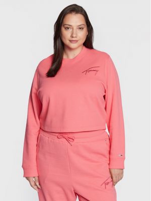 Sweat Tommy Jeans Curve rose
