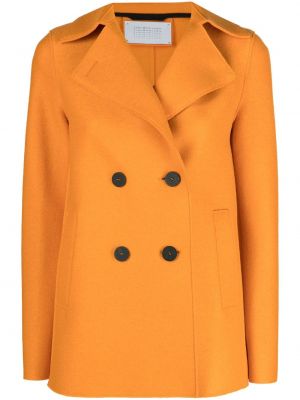 Volnena jakna z gumbi Harris Wharf London oranžna