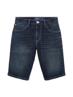 Slim fit jeans shorts Tom Tailor blau
