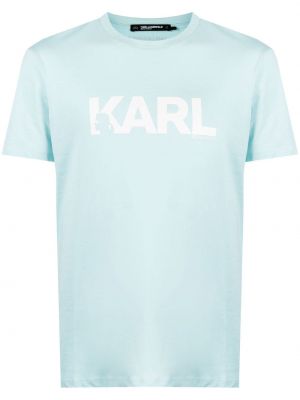 T-shirt Karl Lagerfeld blå